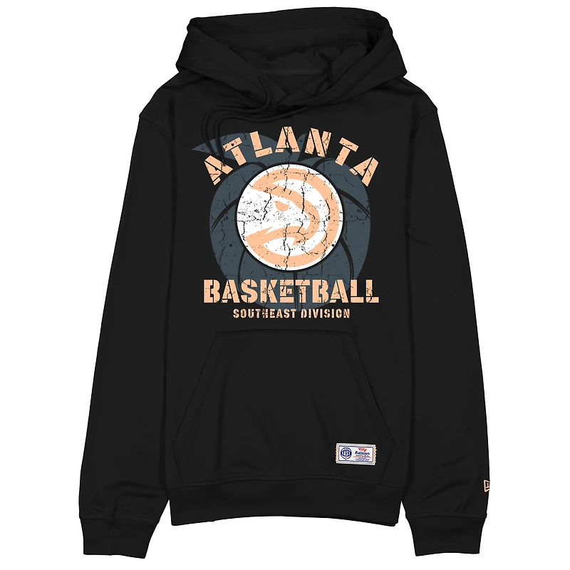 Men's New Era Black Atlanta Hawks 2025/26 City Edition Fleece Hoodie