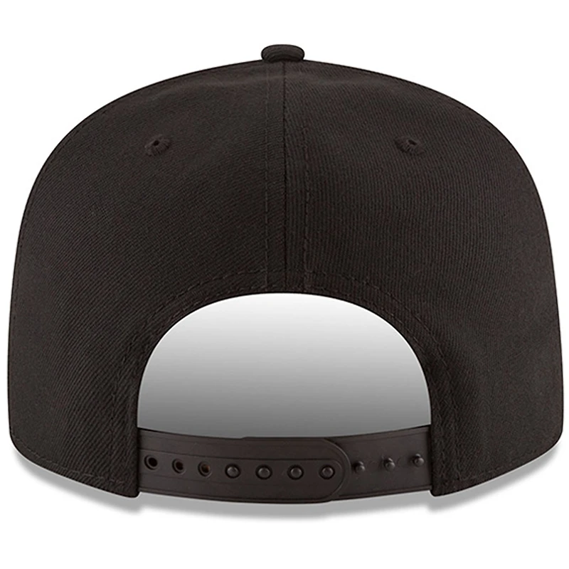 Casquette ajustable Snapback 9FIFTY pour homme avec logo noir et blanc Atlanta Hawks New Era pour homme