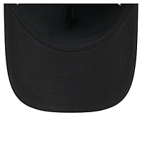 Men's New Era  Black Atlanta Hawks Game Day Flag A-Frame 9FORTY Adjustable Hat