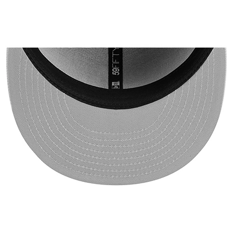 Men's New Era  Black Atlanta Hawks Statement Edition Jersey Hook 59Fifty Fitted Hat