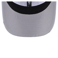 Casquette extensible à bouton-pression New Era bleu clair/gris Atlanta Hawks Adventure Aloha Pattern 9SEVENTY pour homme