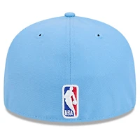 Casquette ajustée New Era bleu clair Atlanta Hawks 2024/25 City Edition Alternate 59FIFTY pour homme