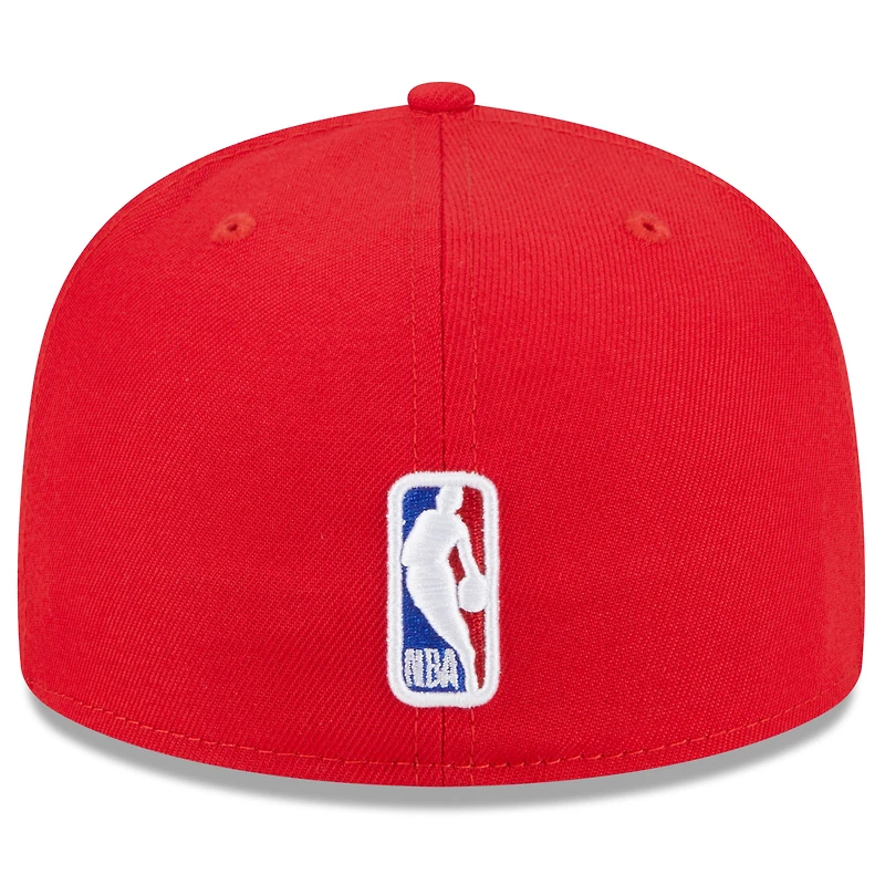 Men's New Era  Red Atlanta Hawks 2023 NBA Draft 59FIFTY Fitted Hat