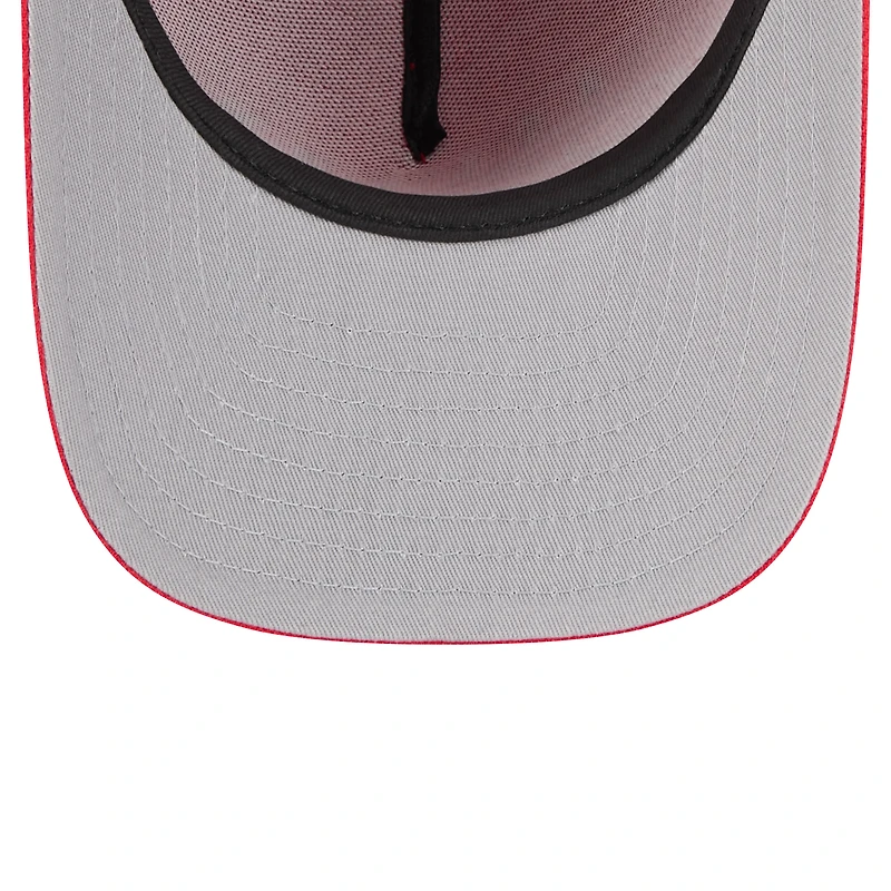 Men's New Era Red Atlanta Hawks 2025 NBA Draft A-Frame 59FIFTY Fitted Hat