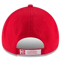 Casquette réglable 9FORTY pour homme New Era, rouge, Atlanta Hawks, couleur officielle de l'équipe