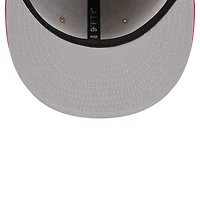 Men's New Era Tan/Red Atlanta Hawks 2024 NBA Draft 9FIFTY Snapback Hat