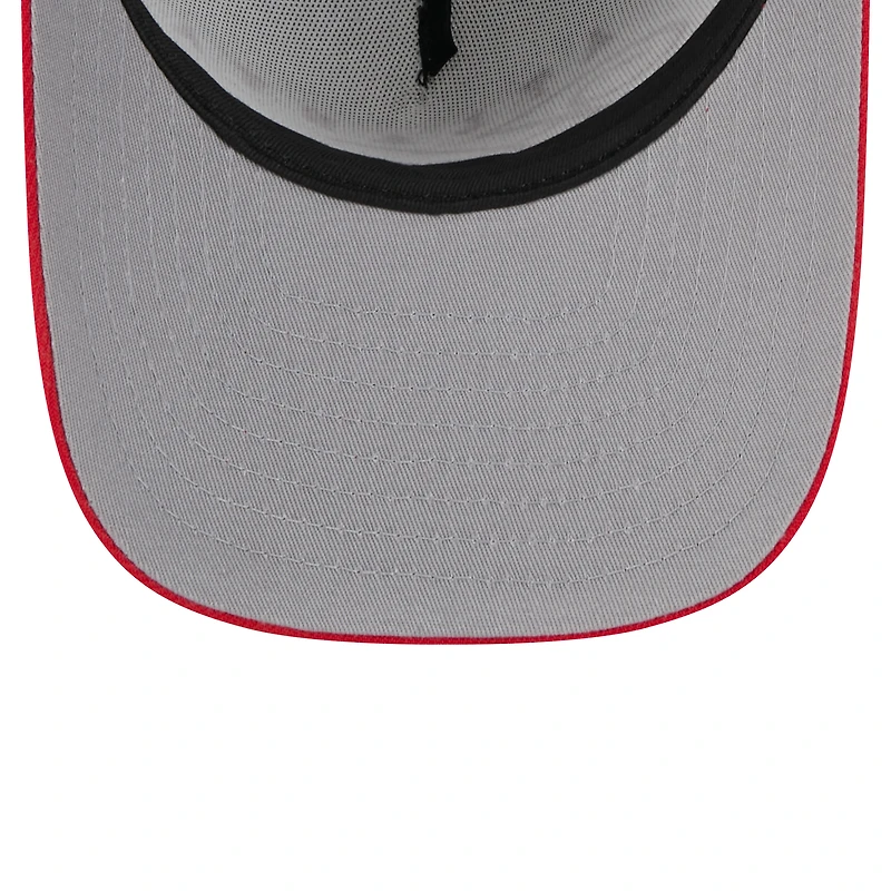 Men's New Era White/Red Atlanta Hawks 2025 NBA Draft A-Frame 59FIFTY Fitted Hat