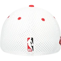 Men's New Era White/Red Atlanta Hawks Throwback 2Tone 59FIFTY Fitted Hat