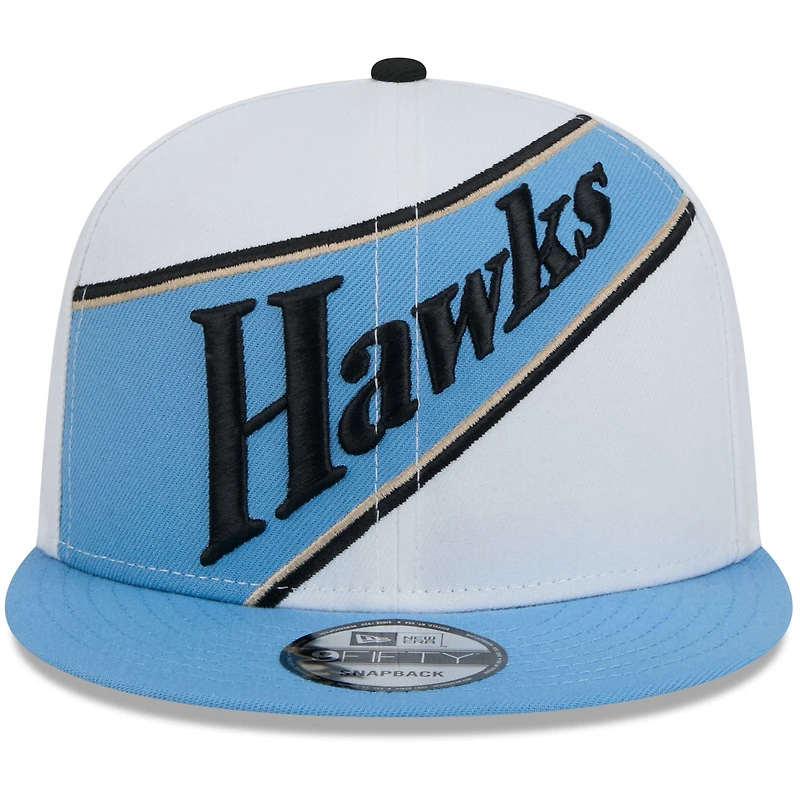 Men's New Era  White Atlanta Hawks 2024/25 City Edition 9FIFTY Snapback Hat