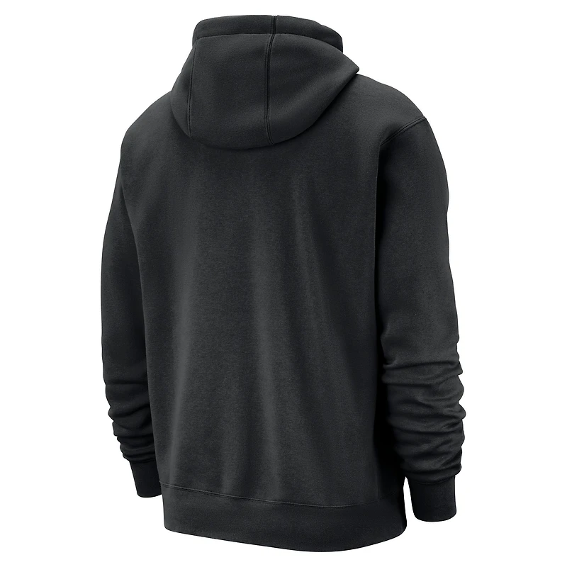 Sweat à capuche premium Nike Atlanta Hawks City Edition Courtside Remix noir pour homme