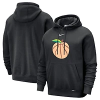 Men's Nike  Black Atlanta Hawks 2025/26 City Edition Essential Logo Remix Hoodie