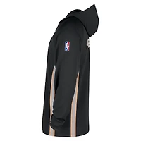 Veste à capuche Nike Atlanta Hawks City édition Remix Authentic noire pour homme, 2025/26, fermeture éclair au quart, technologie Dri-FIT.