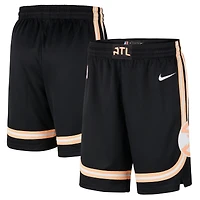 Men's Nike  Black Atlanta Hawks 2025/26 City Edition Remix Dri-FIT Swingman Shorts