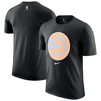 T-shirt Nike noir pour homme Atlanta Hawks 2025/26 City Edition Remix Essential Logo