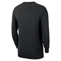 Men's Nike  Black Atlanta Hawks Authentic Long Sleeve Practice T-Shirt