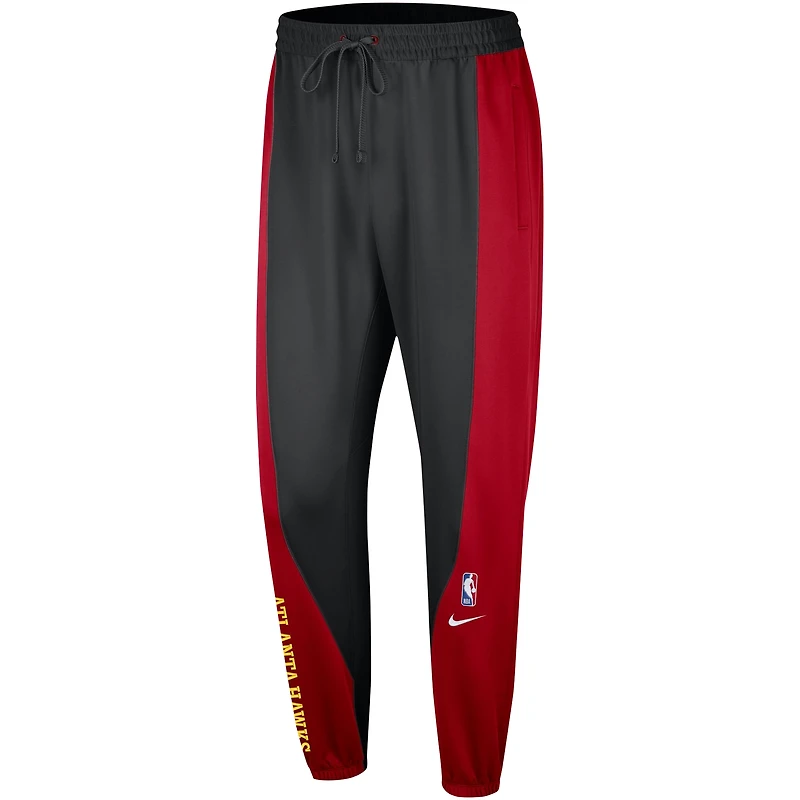 Men's Nike Red/Black Atlanta Hawks 2023/24 Authentic Showtime Pants