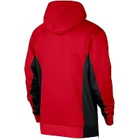 Sweat à capuche entièrement zippé Nike rouge Atlanta Hawks 2023/24 Authentic Showtime pour homme