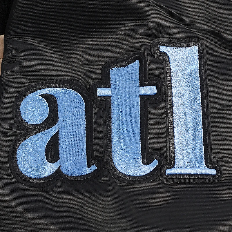 Veste à boutons-pression en satin Pro Standard pour homme Atlanta Hawks City Edition 2024/25 noire