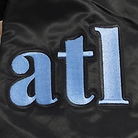 Veste à boutons-pression en satin Pro Standard pour homme Atlanta Hawks City Edition 2024/25 noire