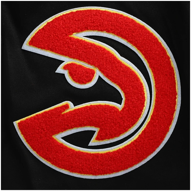 Short en chenille Atlanta Hawks Pro Standard noir pour homme