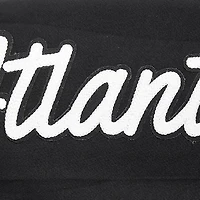 Men's Pro Standard Black Atlanta Hawks Paint the City Drop Shoulder Sweatshirt
