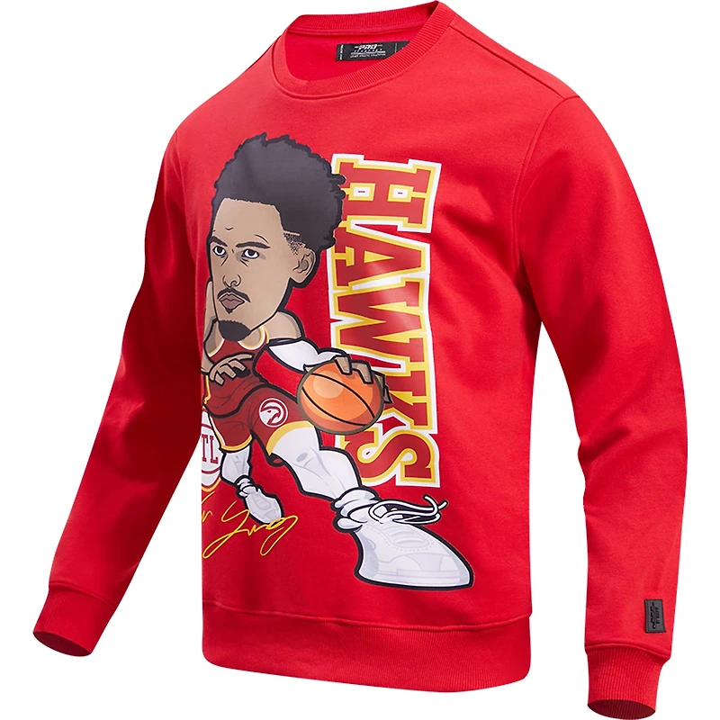 Sweat à capuche Pro Standard Trae Young Atlanta Hawks Avatar rouge pour homme