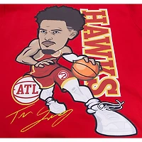Sweat à capuche Pro Standard Trae Young Atlanta Hawks Avatar rouge pour homme