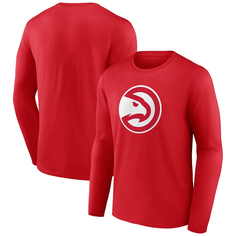 Men's Atlanta Hawks Primary Logo Long Sleeve T-Shirt