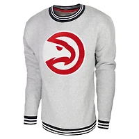 Sweat-shirt Stadium Essentials gris chiné pour hommes des Atlanta Hawks Club Level