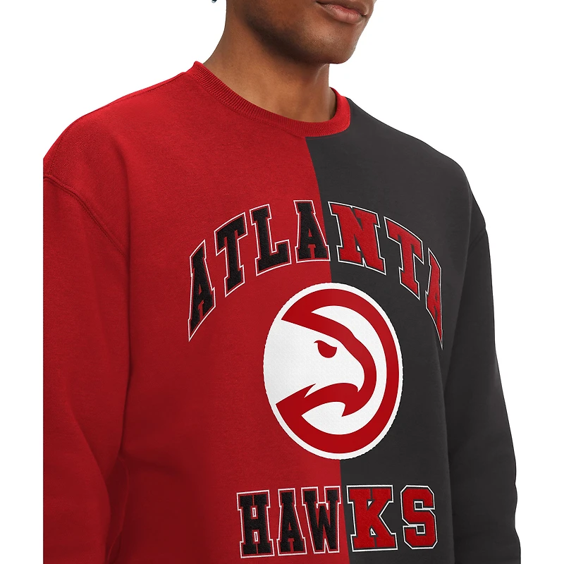 Sweat Tommy Jeans Atlanta Hawks Keith Split rouge/noir pour homme