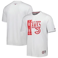 Men's Tommy Jeans White Atlanta Hawks Mel Varsity T-Shirt