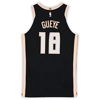 Maillot Nike City Edition noir n° 18 porté par Mouhamed Gueye (Atlanta Hawks) contre les Cleveland Cavaliers le 10 avril 2026 - Taille 48+4