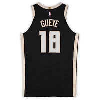 Mouhamed Gueye Atlanta Hawks Game-Used #18 Black Nike City Edition Jersey vs. Los Angeles Clippers on December 3, 2025 - Size 48+4
