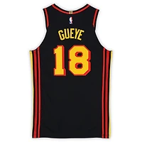 Mouhamed Gueye Atlanta Hawks Player-Issued #18 Black Jordan Brand Jersey from the 2025-26 NBA Season - Size 48+4