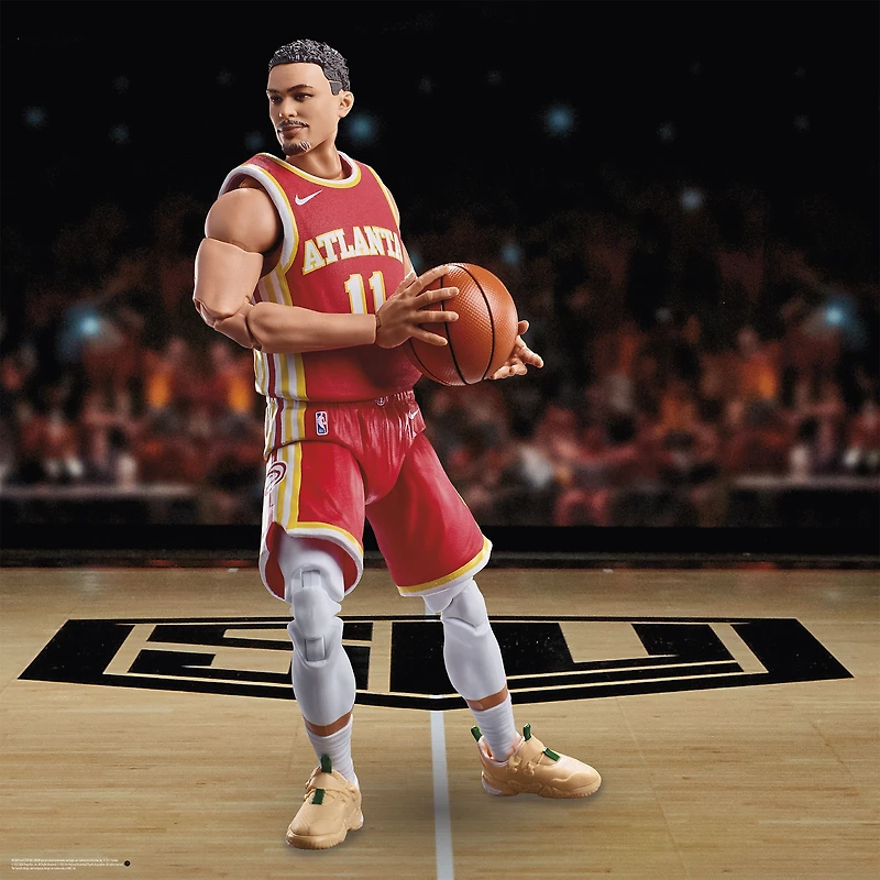 NBA x Hasbro Trae Young Atlanta Hawks Figurine de départ Série 1