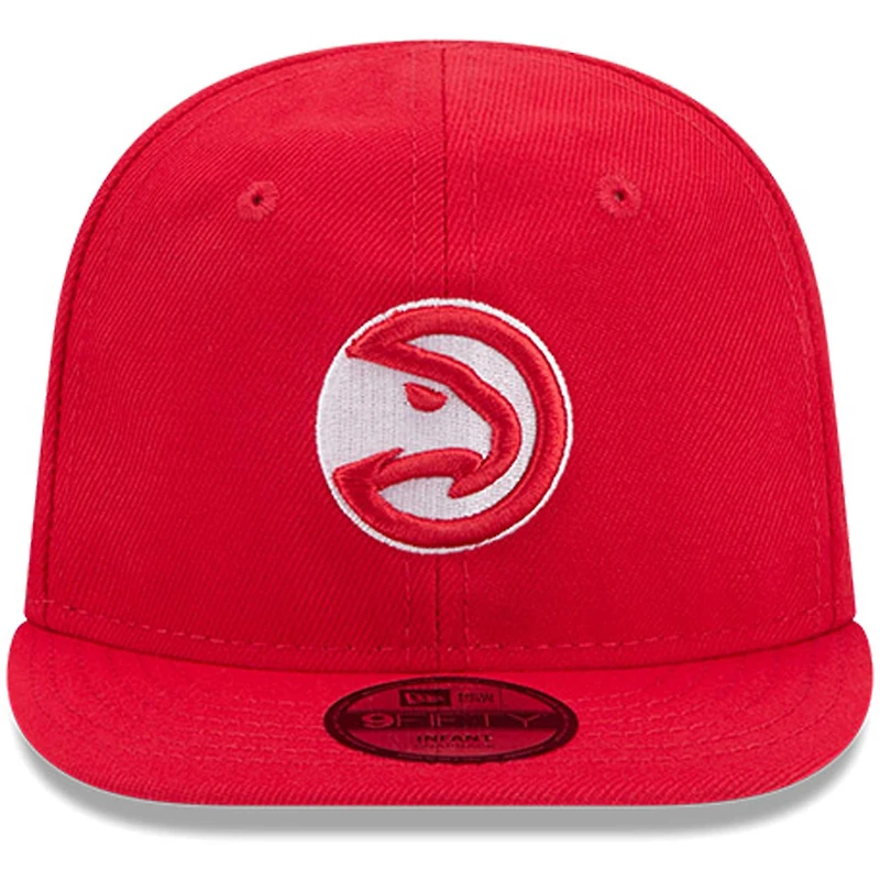 Casquette ajustable My First 9FIFTY des Atlanta Hawks de New Era pour nouveau-né et nourrisson