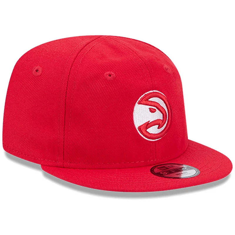 Casquette ajustable My First 9FIFTY des Atlanta Hawks de New Era pour nouveau-né et nourrisson