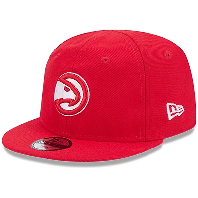 Casquette ajustable My First 9FIFTY des Atlanta Hawks de New Era pour nouveau-né et nourrisson