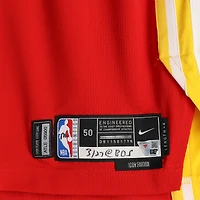Onyeka Okongwu Atlanta Hawks Game-Used #17 Red Nike Jersey vs. Boston Celtics on March 27, 2026 - Size 50+4