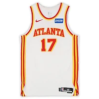 Onyeka Okongwu Atlanta Hawks Game-Used #17 White Nike Jersey vs. New York Knicks on April 25 and 30, 2026 - Size 50+4