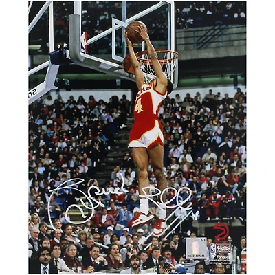 Spud Webb Atlanta Hawks Autographed 8" x 10" 1986 Dunk Contest Photograph 