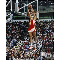 Spud Webb Atlanta Hawks Autographed 8" x 10" 1986 Dunk Contest Photograph 