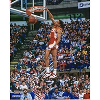 Spud Webb Atlanta Hawks Autographed 8" x 10" Dunk Contest Photograph