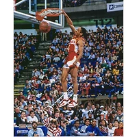 Spud Webb Atlanta Hawks Autographed 8" x 10" Dunk Contest Photograph
