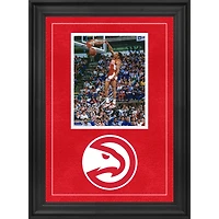 Spud Webb Atlanta Hawks Autographed Deluxe Framed 8" x 10" Dunk Contest Photograph