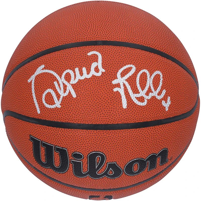 Spud Webb Atlanta Hawks Autographed Wilson Authentic Series Indoor/Outdoor Basketball