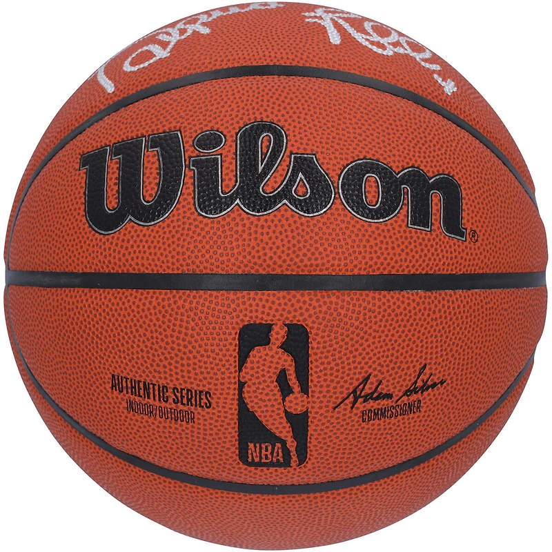 Spud Webb Atlanta Hawks Autographed Wilson Authentic Series Indoor/Outdoor Basketball