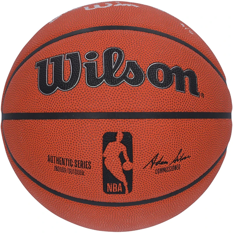 Spud Webb Atlanta Hawks Autographed Wilson Authentic Series Indoor/Outdoor Basketball with "1986 Dunk Champ" & 'Shortest to Ever Win" Inscriptions - Limited Edition of 5