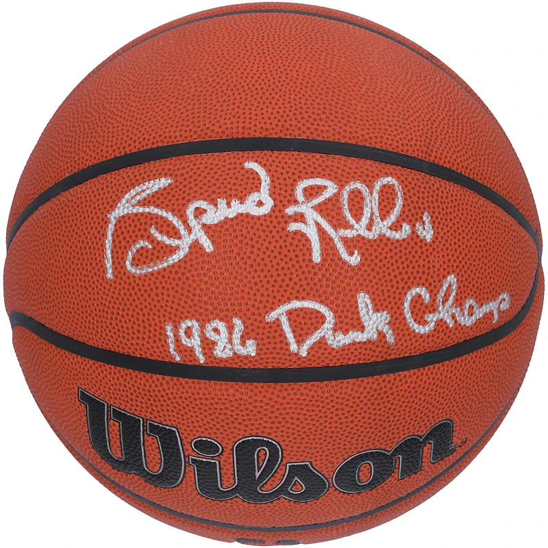 Spud Webb Atlanta Hawks Autographed Wilson Authentic Series Indoor/Outdoor Basketball with "1986 Dunk Champ" Inscription