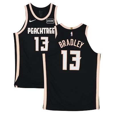 Tony Bradley Atlanta Hawks Game-Used #13 Black Nike City Edition Jersey vs. Cleveland Cavaliers on April 10, 2026 - Size 54+4